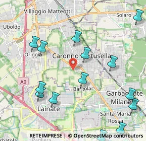 Mappa Via Arese, 21042 Caronno Pertusella VA, Italia (3.091)