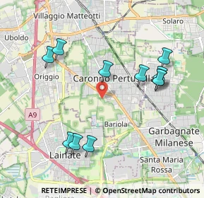 Mappa Via Arese, 21042 Caronno Pertusella VA, Italia (2.06)