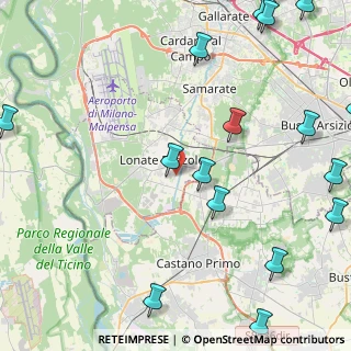 Mappa Via Varese, 21015 Lonate Pozzolo VA, Italia (6.8645)