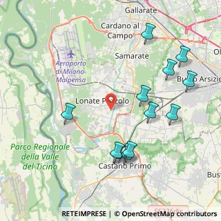 Mappa Via Varese, 21015 Lonate Pozzolo VA, Italia (4.475)