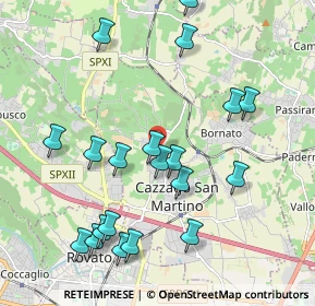 Mappa Vicolo Sant'Antonio, 25046 Cazzago San Martino BS, Italia (2.1805)