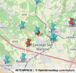 Mappa Vicolo Sant'Antonio, 25046 Cazzago San Martino BS, Italia (2.29417)