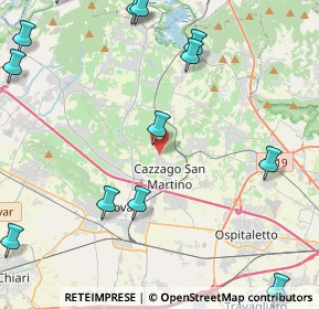 Mappa Vicolo Sant'Antonio, 25046 Cazzago San Martino BS, Italia (6.71941)