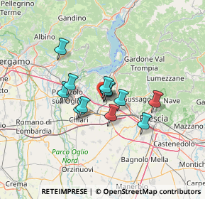 Mappa Vicolo Sant'Antonio, 25046 Cazzago San Martino BS, Italia (9.0225)