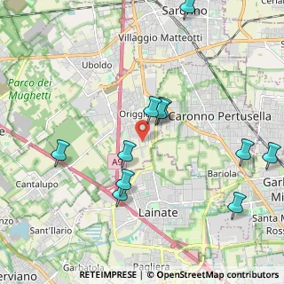 Mappa Via E. Fermi, 21042 Caronno Pertusella VA, Italia (2.16545)