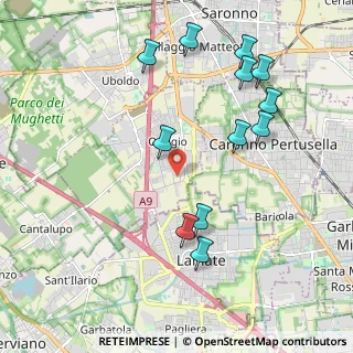 Mappa Via E. Fermi, 21042 Caronno Pertusella VA, Italia (2.18333)