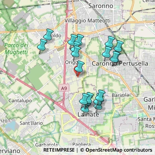 Mappa Via E. Fermi, 21042 Caronno Pertusella VA, Italia (1.80474)