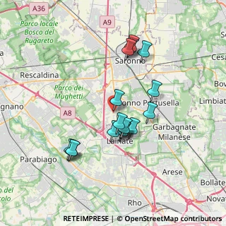 Mappa Via E. Fermi, 21042 Caronno Pertusella VA, Italia (3.1)