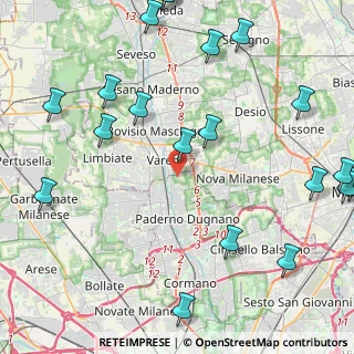 Mappa Cascina Messa, 20814 Varedo MB, Italia (5.9905)