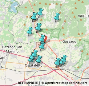 Mappa Via Franciacorta, 25050 Rodengo-Saiano BS, Italia (3.66882)