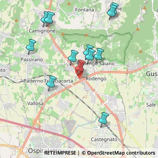 Mappa Via Franciacorta, 25050 Rodengo-Saiano BS, Italia (2.16333)