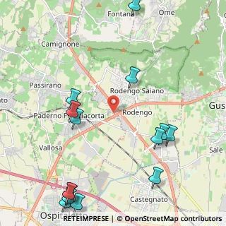 Mappa Via Franciacorta, 25050 Rodengo-Saiano BS, Italia (2.86)