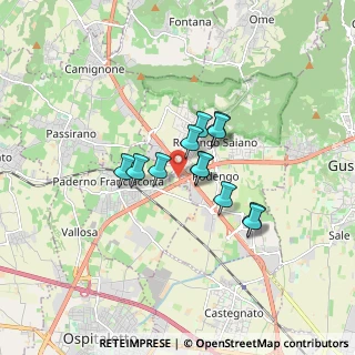 Mappa Via Franciacorta, 25050 Rodengo-Saiano BS, Italia (1.13333)