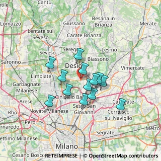 Mappa Via Fratelli Mameli, 20835 Muggiò MB, Italia (5.20077)