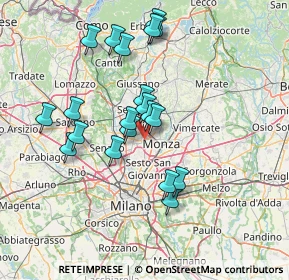 Mappa Via Fratelli Mameli, 20835 Muggiò MB, Italia (13.3245)