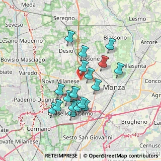 Mappa Via Fratelli Mameli, 20835 Muggiò MB, Italia (3.14526)