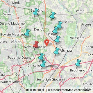 Mappa Via Fratelli Mameli, 20835 Muggiò MB, Italia (3.77364)