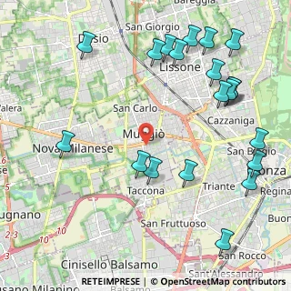 Mappa Via Fratelli Mameli, 20835 Muggiò MB, Italia (2.6485)