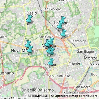 Mappa Via Fratelli Mameli, 20835 Muggiò MB, Italia (1.43)