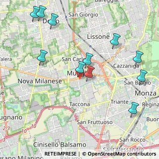Mappa Via Fratelli Mameli, 20835 Muggiò MB, Italia (2.41727)