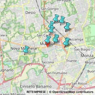 Mappa Via Fratelli Mameli, 20835 Muggiò MB, Italia (1.52917)