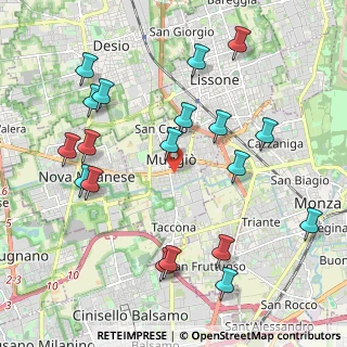 Mappa Via Fratelli Mameli, 20835 Muggiò MB, Italia (2.33)