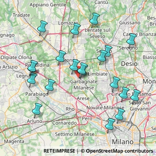Mappa Via Virgilio, 20031 Cesate MI, Italia (8.879)