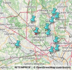 Mappa Via Virgilio, 20031 Cesate MI, Italia (7.69818)