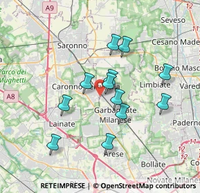 Mappa Via Virgilio, 20031 Cesate MI, Italia (3.07667)