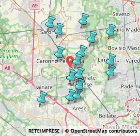 Mappa Via Virgilio, 20031 Cesate MI, Italia (3.33313)
