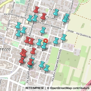 Mappa Via Giacomo Matteotti, 20863 Concorezzo MB, Italia (0.26679)