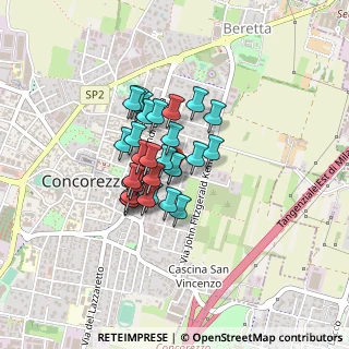 Mappa Via Giacomo Matteotti, 20863 Concorezzo MB, Italia (0.27241)