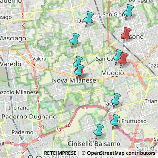 Mappa Via S. Michele al Carso, 20834 Nova Milanese MB, Italia (2.35091)