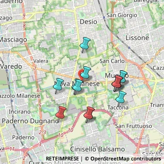 Mappa Via S. Michele al Carso, 20834 Nova Milanese MB, Italia (1.64214)