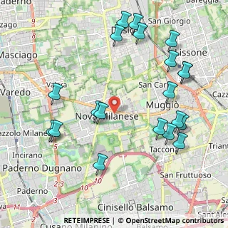 Mappa Via S. Michele al Carso, 20834 Nova Milanese MB, Italia (2.391)