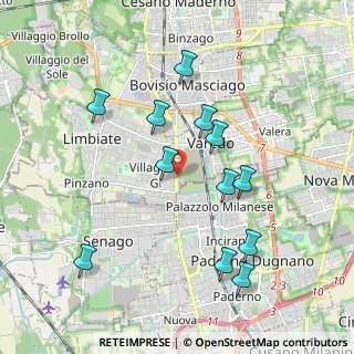 Mappa C.so Milano, 20814 Varedo MB, Italia (1.9325)