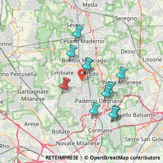 Mappa C.so Milano, 20814 Varedo MB, Italia (3.25727)