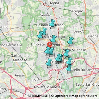 Mappa C.so Milano, 20814 Varedo MB, Italia (2.84857)