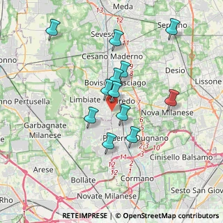 Mappa C.so Milano, 20814 Varedo MB, Italia (3.22333)