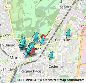 Mappa Via Roberto Ardigò, 20052 Monza MB, Italia (0.8745)