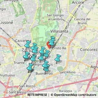 Mappa Via Roberto Ardigò, 20052 Monza MB, Italia (1.66875)