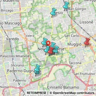 Mappa 20834 Nova Milanese MB, Italia (1.63)