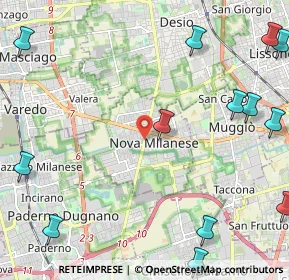 Mappa 20834 Nova Milanese MB, Italia (3.25615)