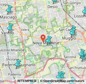 Mappa 20834 Nova Milanese MB, Italia (3.66059)