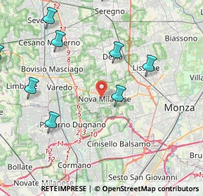 Mappa 20834 Nova Milanese MB, Italia (5.79455)