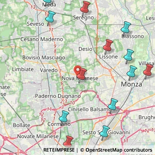 Mappa 20834 Nova Milanese MB, Italia (6.06)