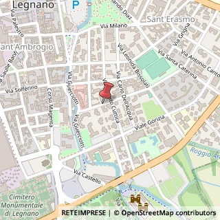 Mappa Via Monte Nevoso, 6, 20025 Legnano, Milano (Lombardia)