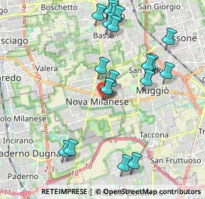 Mappa Vicolo Cortelunga, 20834 Nova Milanese MB, Italia (2.118)