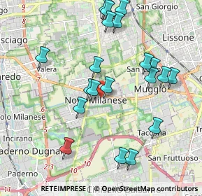 Mappa Vicolo Cortelunga, 20834 Nova Milanese MB, Italia (2.064)