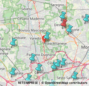 Mappa Via privata dell’industria, 20834 Nova milanese MB, Italia (5.7775)